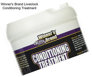 Winner\'s Brand Livestock Conditioning Treatment