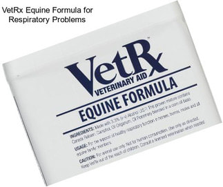 VetRx Equine Formula for Respiratory Problems
