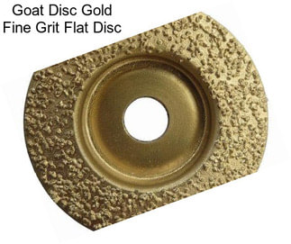 Goat Disc Gold Fine Grit Flat Disc