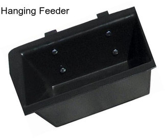 Hanging Feeder