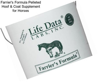 Farrier\'s Formula Pelleted Hoof & Coat Supplement for Horses