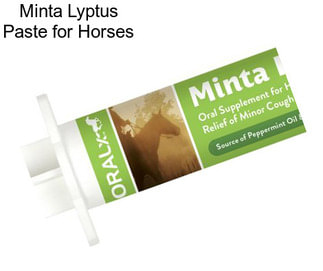 Minta Lyptus Paste for Horses