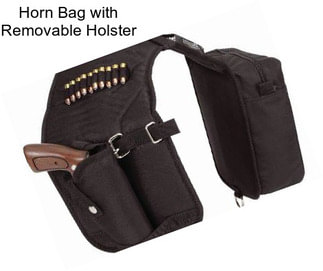 Horn Bag with Removable Holster