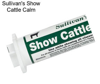 Sullivan\'s Show Cattle Calm