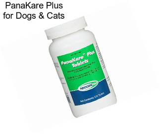 PanaKare Plus for Dogs & Cats