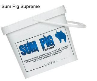 Sum Pig Supreme