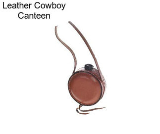 Leather Cowboy Canteen