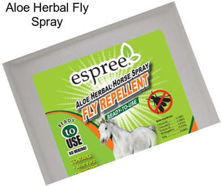 Aloe Herbal Fly Spray