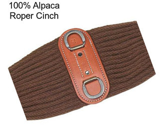 100% Alpaca Roper Cinch