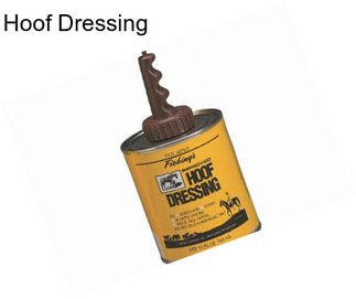 Hoof Dressing