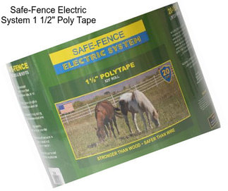 Safe-Fence Electric System 1 1/2\'\' Poly Tape