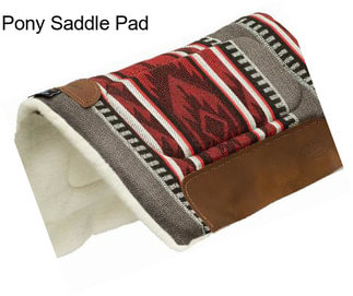 Pony Saddle Pad