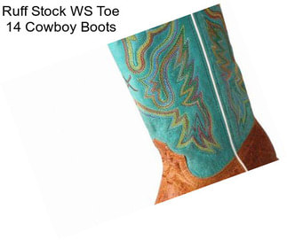 Ruff Stock WS Toe 14\