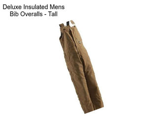 Deluxe Insulated Mens Bib Overalls - Tall