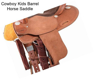 Cowboy Kids Barrel Horse Saddle