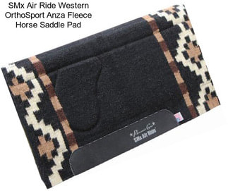 SMx Air Ride Western OrthoSport Anza Fleece Horse Saddle Pad