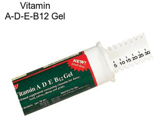 Vitamin A-D-E-B12 Gel