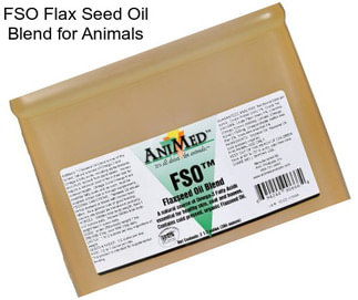 FSO Flax Seed Oil Blend for Animals