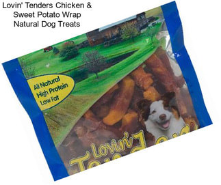 Lovin\' Tenders Chicken & Sweet Potato Wrap Natural Dog Treats