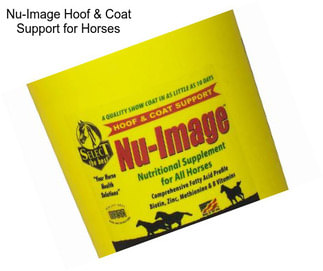 Nu-Image Hoof & Coat Support for Horses