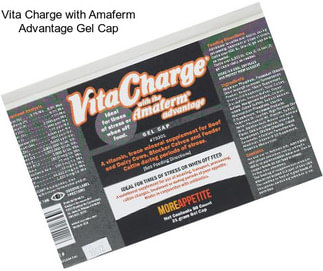 Vita Charge with Amaferm Advantage Gel Cap