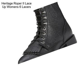 Heritage Roper II Lace Up Womens 6\