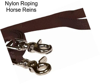 Nylon Roping Horse Reins