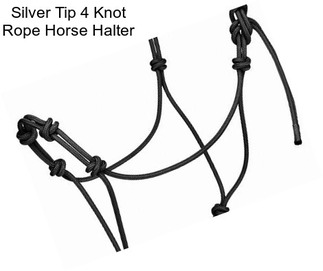 Silver Tip 4 Knot Rope Horse Halter