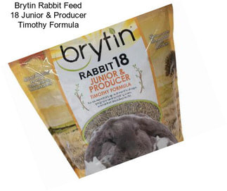 Brytin Rabbit Feed 18 Junior & Producer Timothy Formula