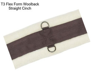 T3 Flex Form Woolback Straight Cinch