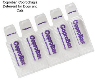 Coproban Coprophagia Deterrent for Dogs and Cats