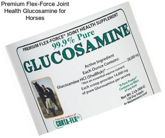 Premium Flex-Force Joint Health Glucosamine for Horses