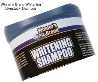 Winner\'s Brand Whitening Livestock Shampoo