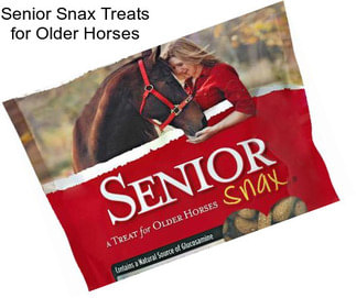 Senior Snax Treats for Older Horses