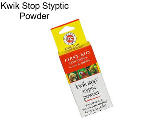 Kwik Stop Styptic Powder