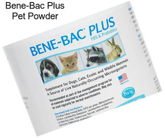 Bene-Bac Plus Pet Powder