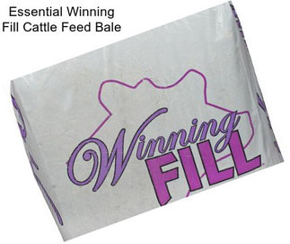 Essential Winning Fill Cattle Feed Bale