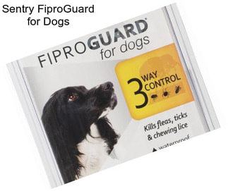 Sentry FiproGuard for Dogs