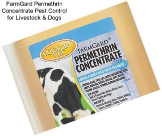 FarmGard Permethrin Concentrate Pest Control for Livestock & Dogs