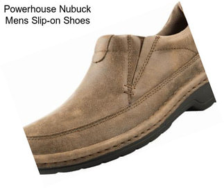 Powerhouse Nubuck Mens Slip-on Shoes