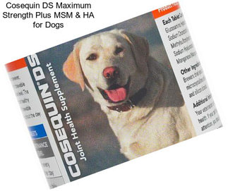 Cosequin DS Maximum Strength Plus MSM & HA for Dogs