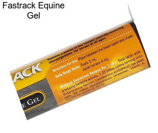 Fastrack Equine Gel