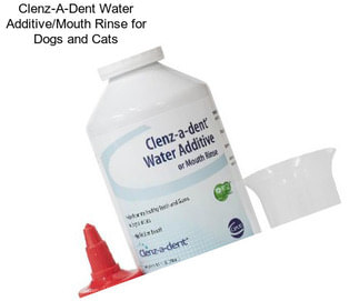 Clenz-A-Dent Water Additive/Mouth Rinse for Dogs and Cats