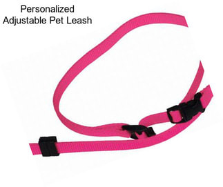 Personalized Adjustable Pet Leash