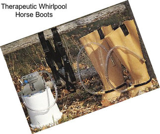 Therapeutic Whirlpool Horse Boots