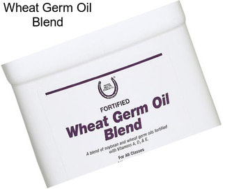 Wheat Germ Oil Blend