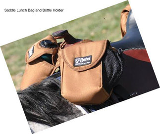 Saddle Lunch Bag and Bottle Holder