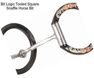 Bit Logic Tooled Square Snaffle Horse Bit