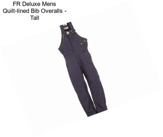 FR Deluxe Mens Quilt-lined Bib Overalls - Tall