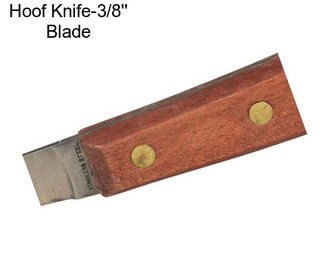 Hoof Knife-3/8\'\' Blade